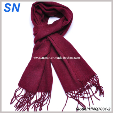 2015 Fringed Woolen Solid Pashmina Scarve